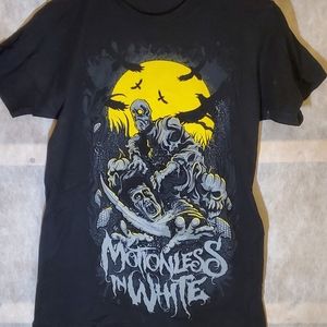 Motionless in white band tee